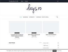 Tablet Screenshot of days.ro